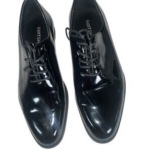 Suit Shop Black Patent Leather Dress Shoes Size 10d